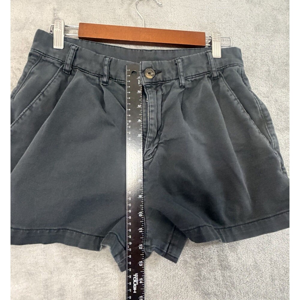Free People Shorts Womens Size 2 Light Black Casual Chino High Rise Pockets - Picture 6 of 8